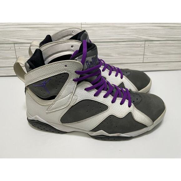 Nike Air Jordan 7 Retro Flint 2021 Grey White Men's Size 11.5 - Picture 6 of 15